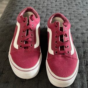 Burgundy Vans